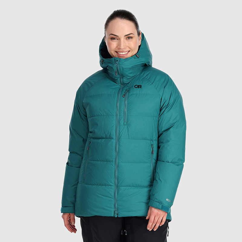 Outdoor research women's alpine down hot sale hooded jacket