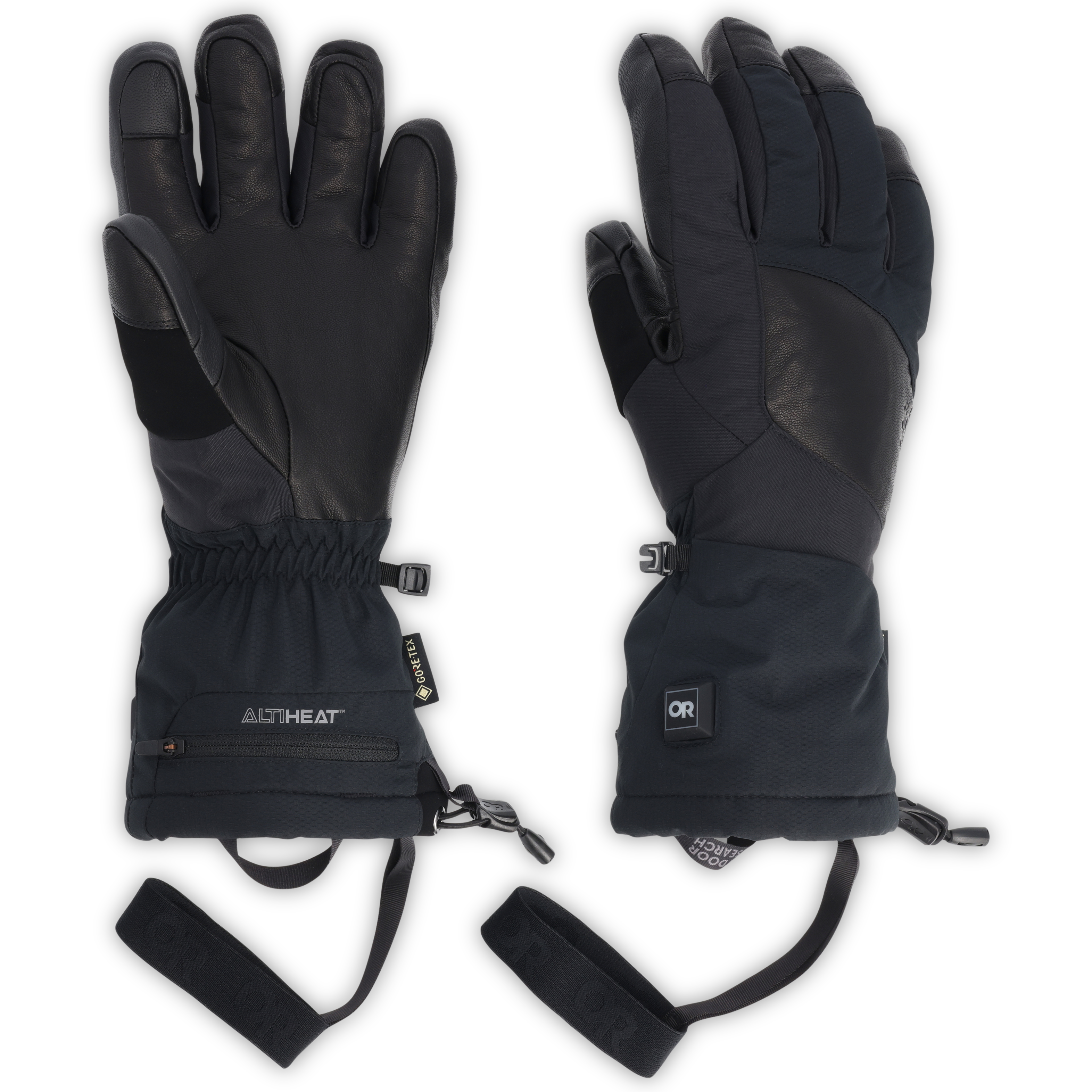 Outdoor Research Prevail Heated GORE-TEX Gloves Solid Black / XS