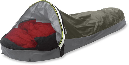 Bivy Sacks: Part tent, part sleeping bag — pure convenience
