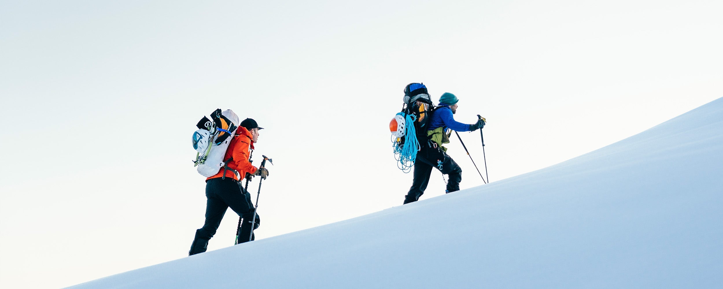 Girl hiking in outdoor research crescent fleece hoodie