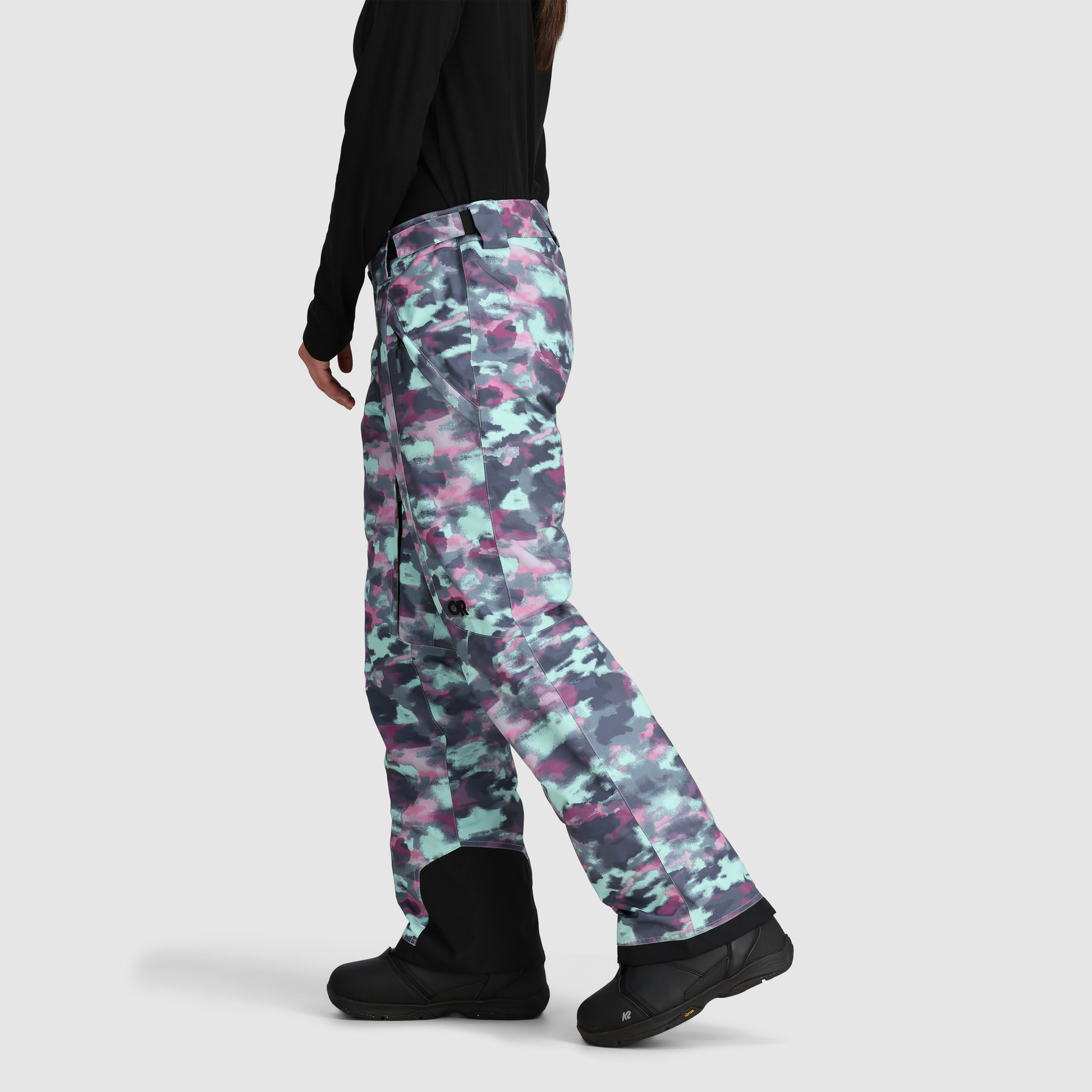 Womens patterned 2025 snowboard pants