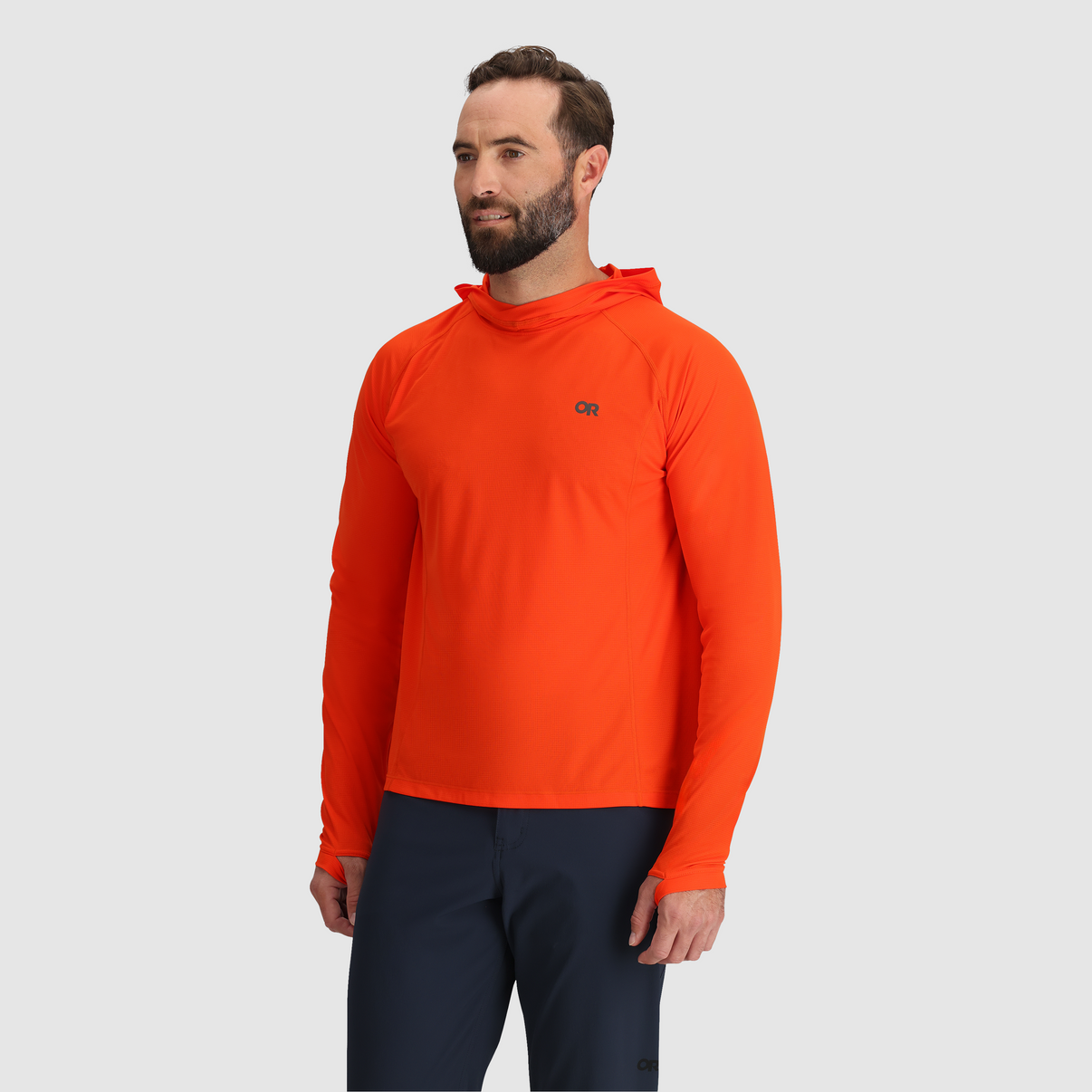 Echo Cord Contrast Zip Hoodie