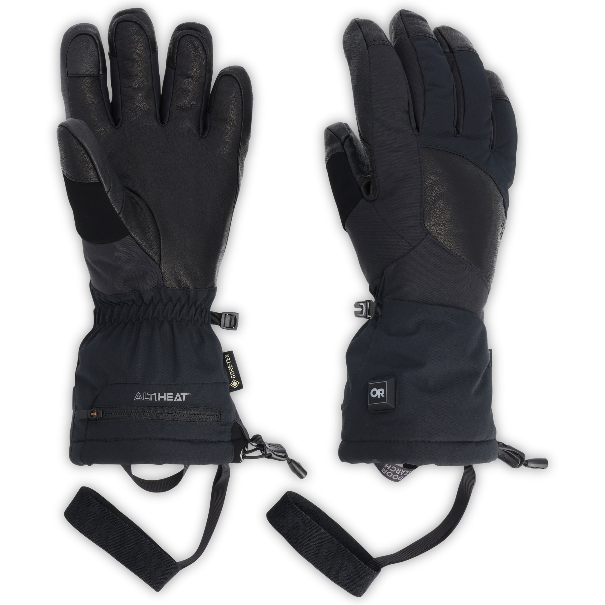 Outdoor Research Prevail Heated GORE-TEX Gloves Solid Black / XS