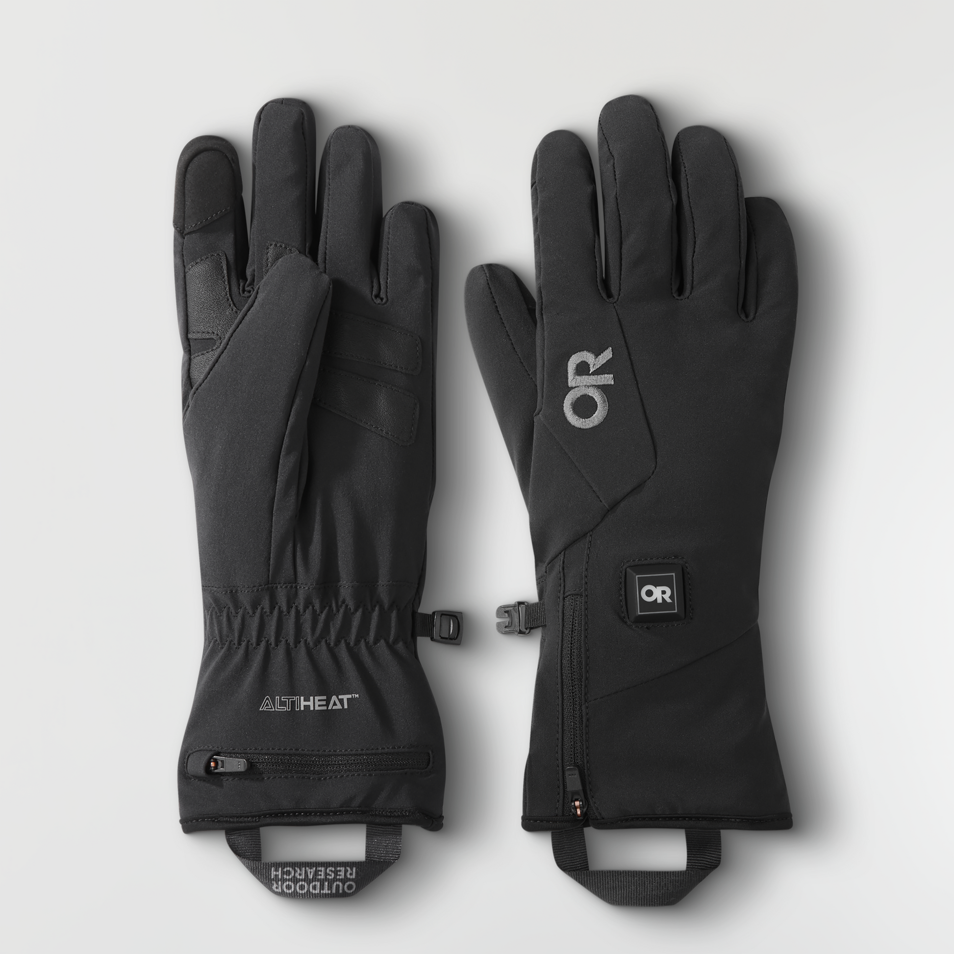 ion path handschuhe Outdoor Research Women's Sureshot Heated Softshell Gloves Solid Black / M