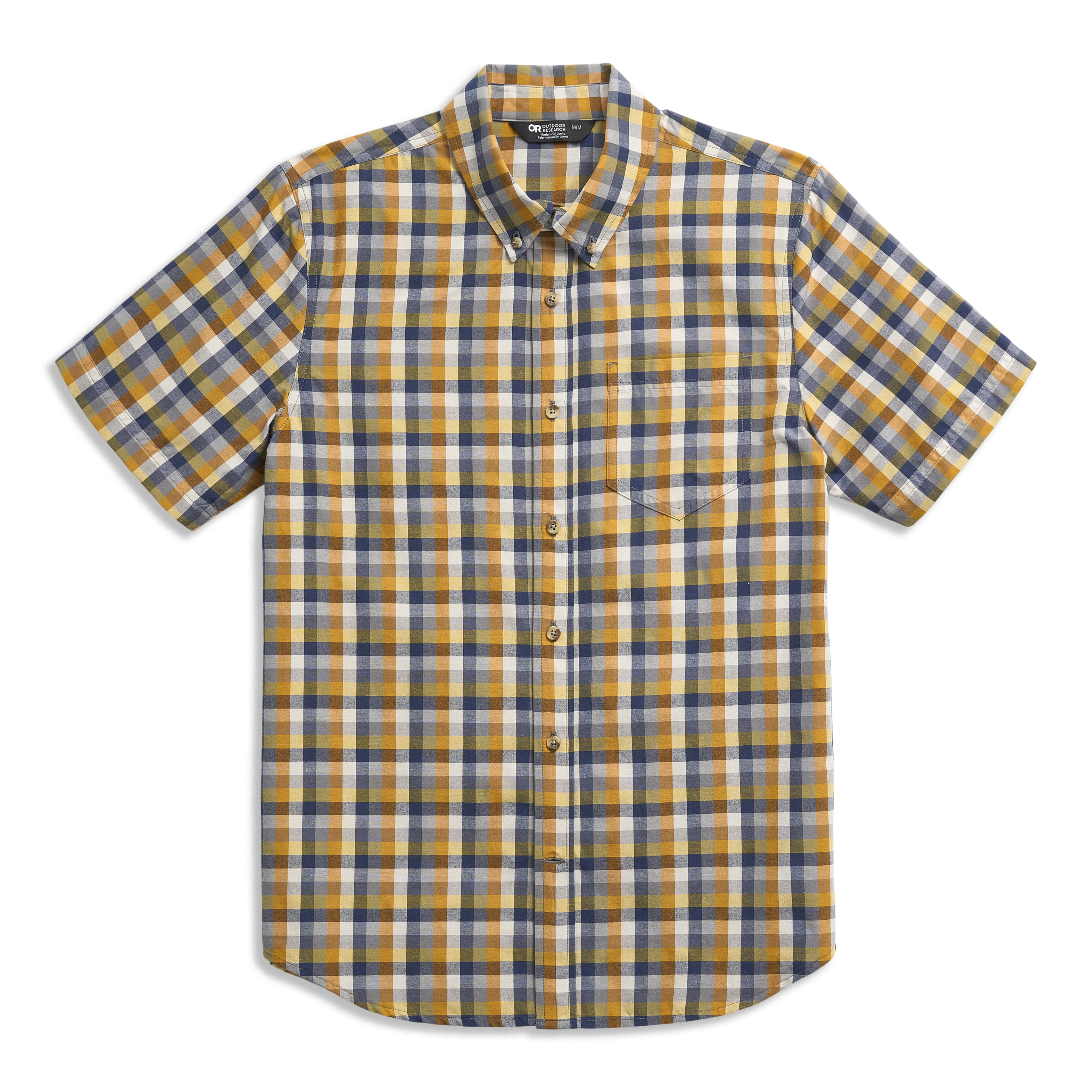 Outdoor Research Men's Rooftop Short Sleeve Shirt Sedona Plaid / XL Outdoor Research Men's Rooftop Short Sleeve Shirt Sedona Plaid / XL