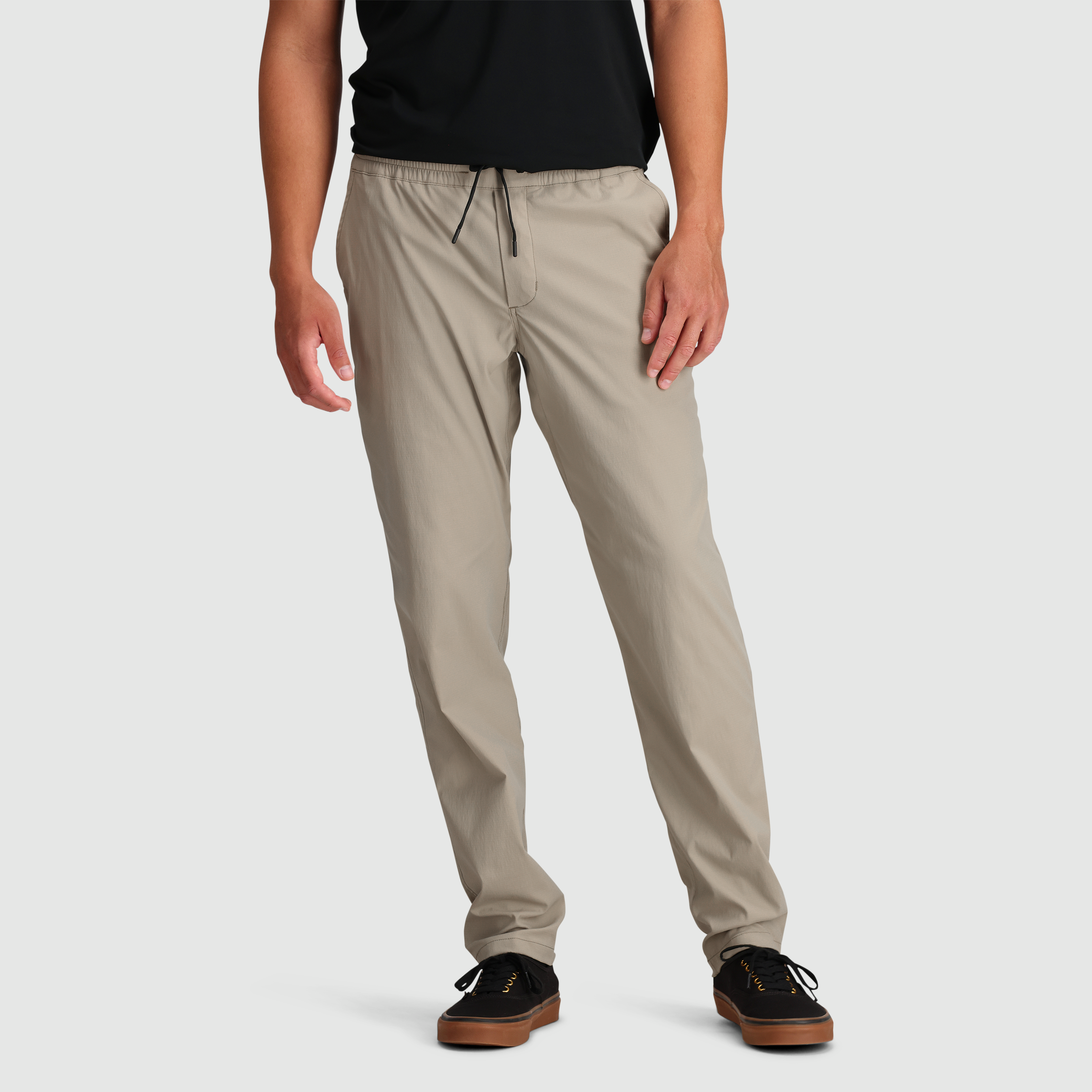 Solid Khaki Baggy Fit Parachute Pants For Mens | Pronk – pronk.in