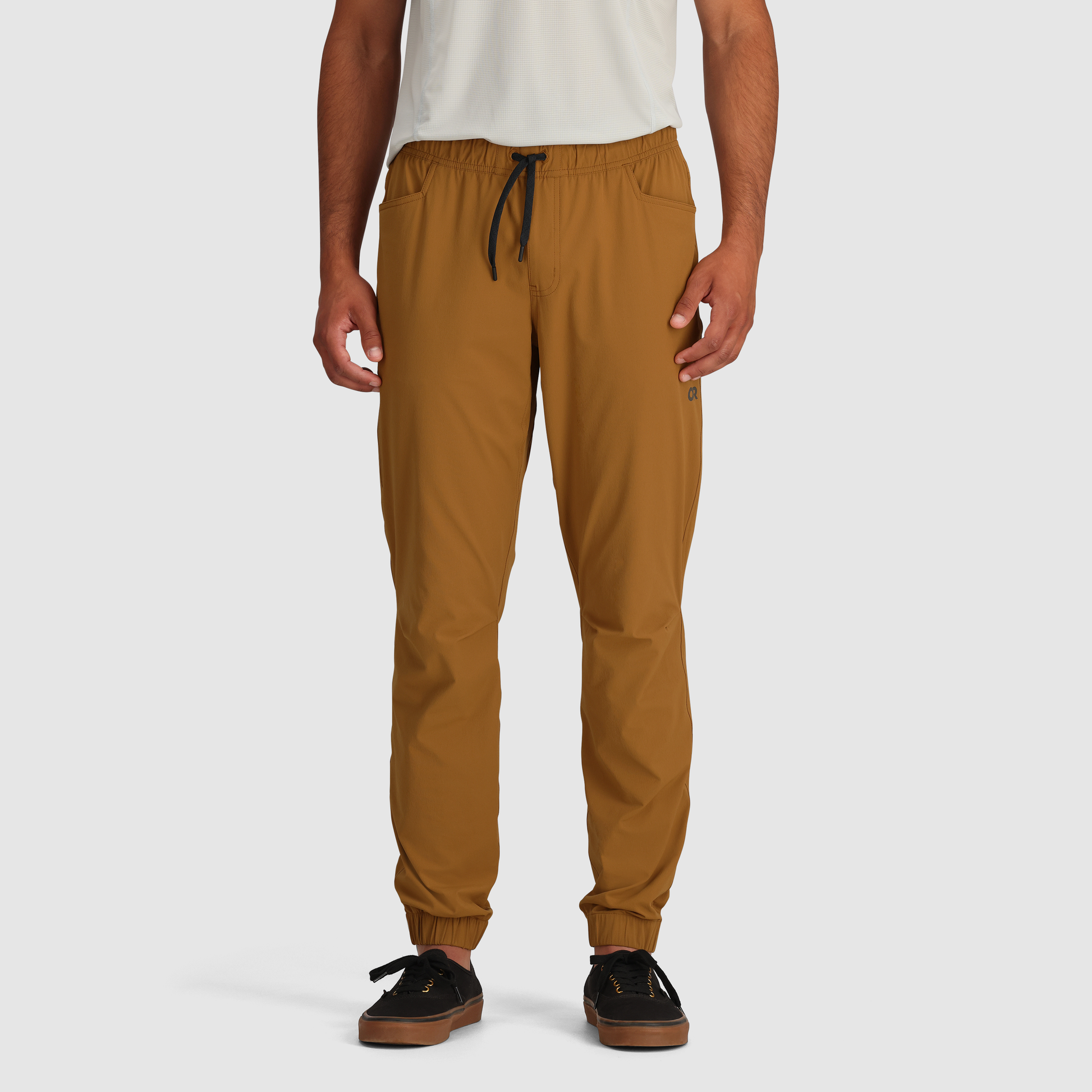 Rate my work fit: Raw Linen Surge Joggers (shorter) and LNY Dark