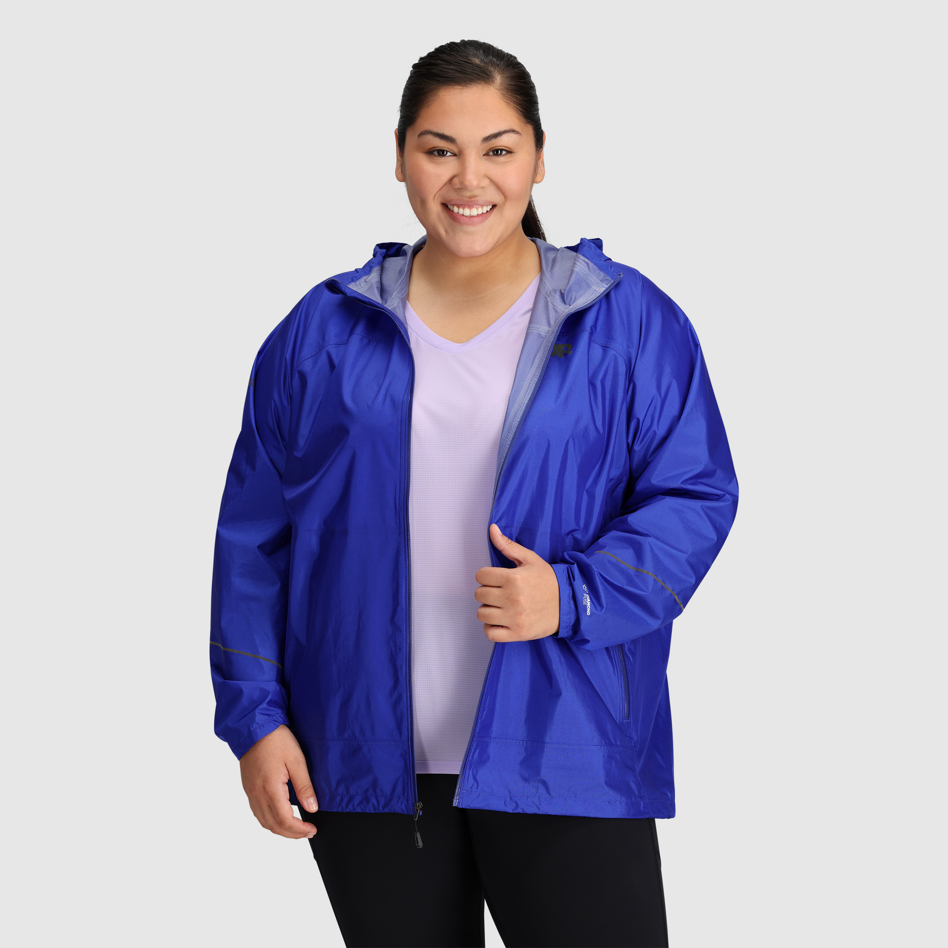 Womens plus rain jacket cheap