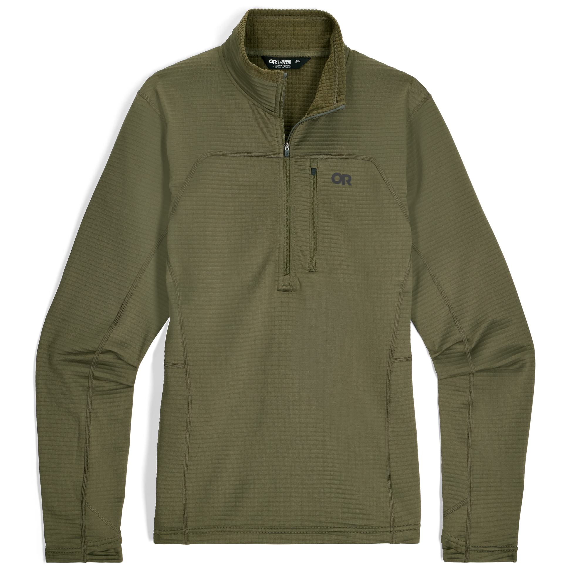 Men's Vigor Grid Fleece Half Zip | Outdoor Research Men's Vigor Grid Fleece Half Zip | Outdoor Research