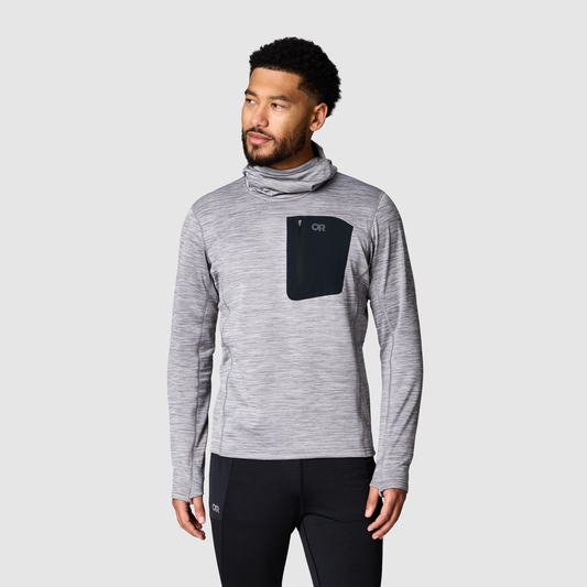 Men's Vigor Grid Fleece Pullover Hoodie
