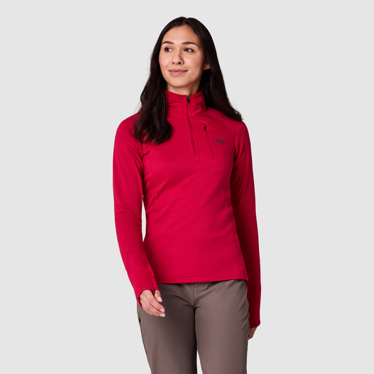 Women's Vigor Grid Fleece Quarter Zip