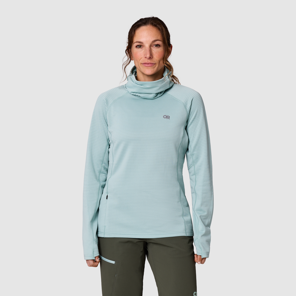 Women's Vigor Grid Fleece Pullover Hoodie