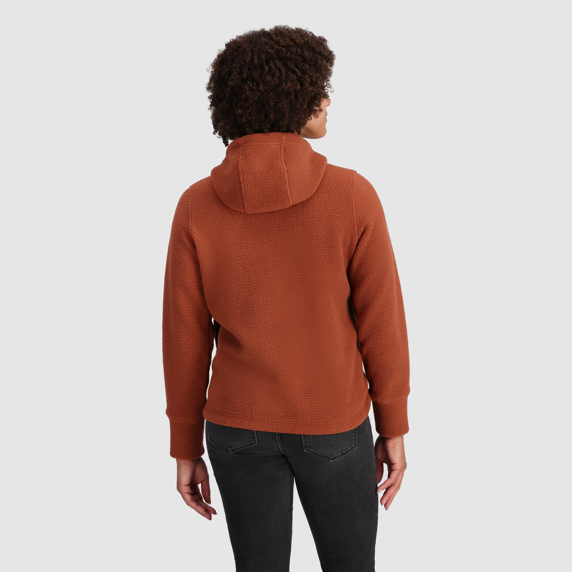 Sherpa lined sales pullover hoodie women's