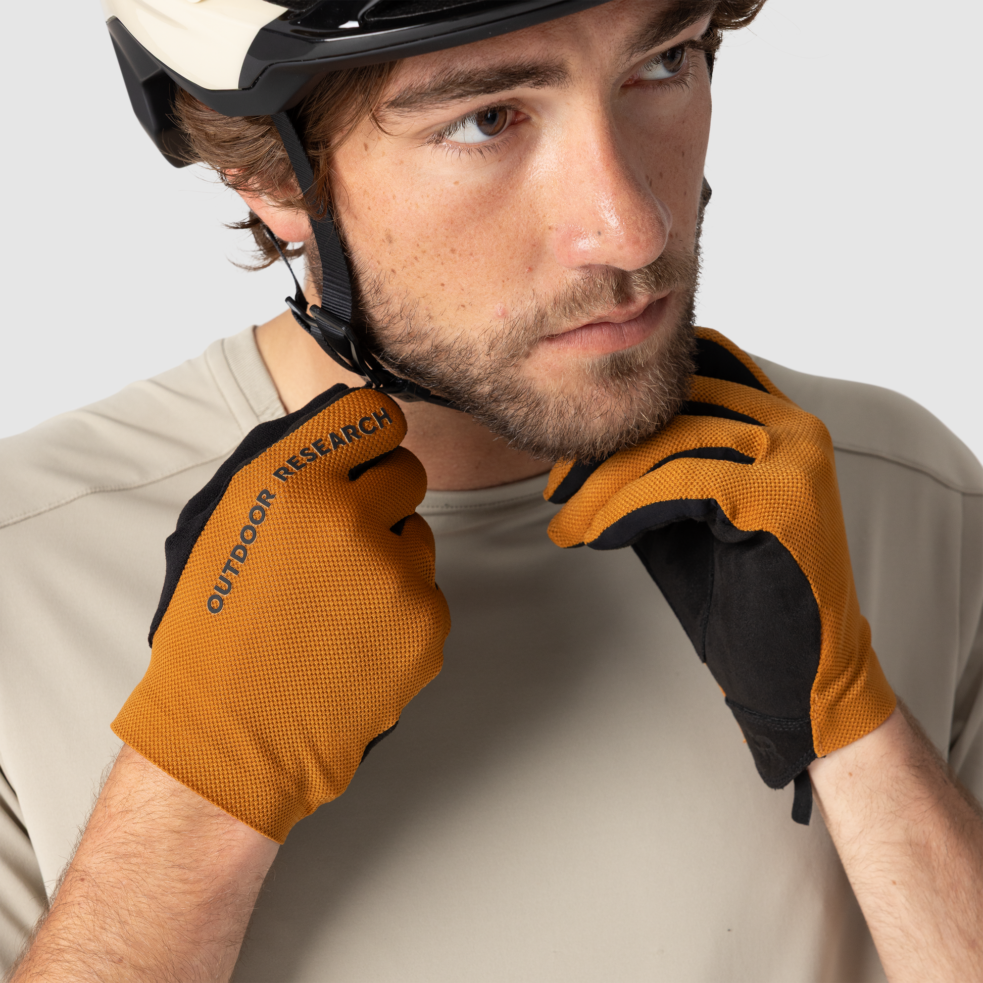 bicycle helmet and gloves Freewheel MTB Gloves