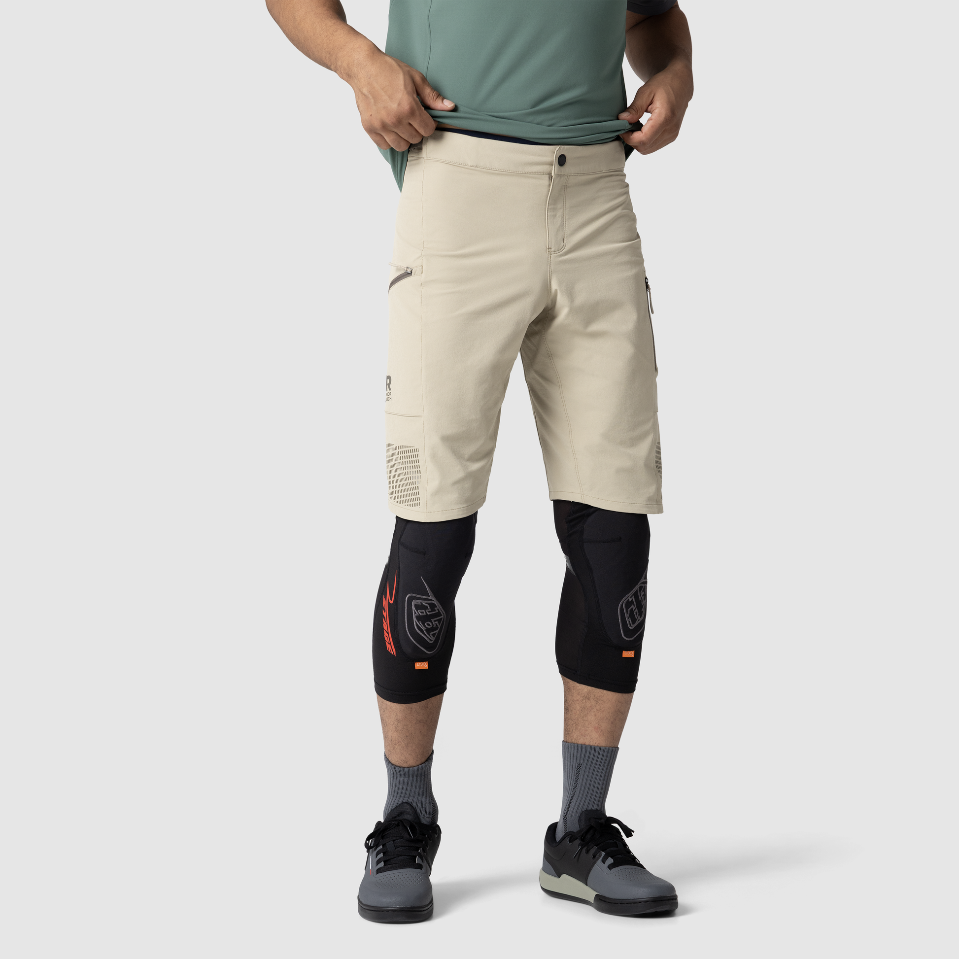 shorts mountainbike Outdoor Research Men's Freewheel MTB Ride Shorts Pro Khaki / 40