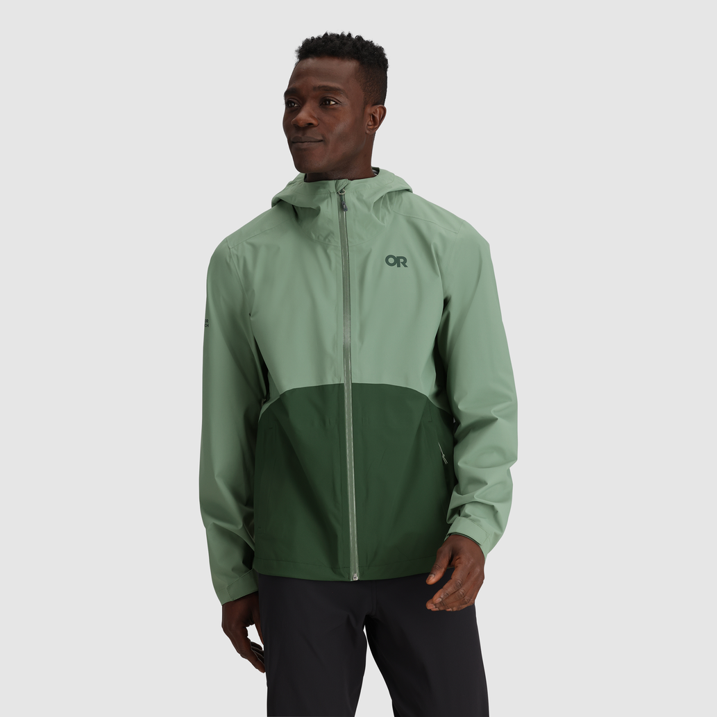 Rain wind jacket men's shop