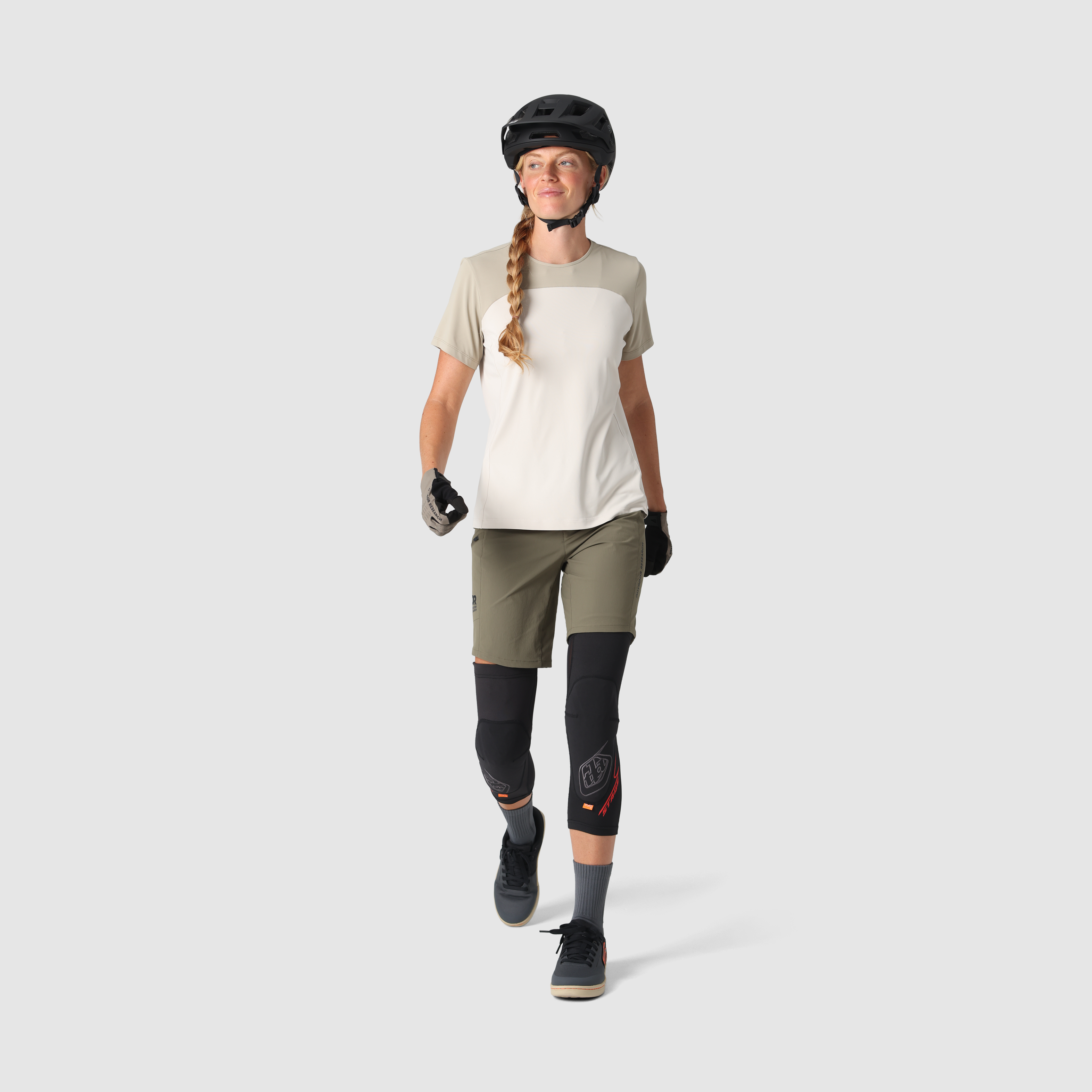 Pantaloncini MTB Freewheel Ride Donna – Elasticizzati, Antivento, UPF 50+, Per Ciclismo