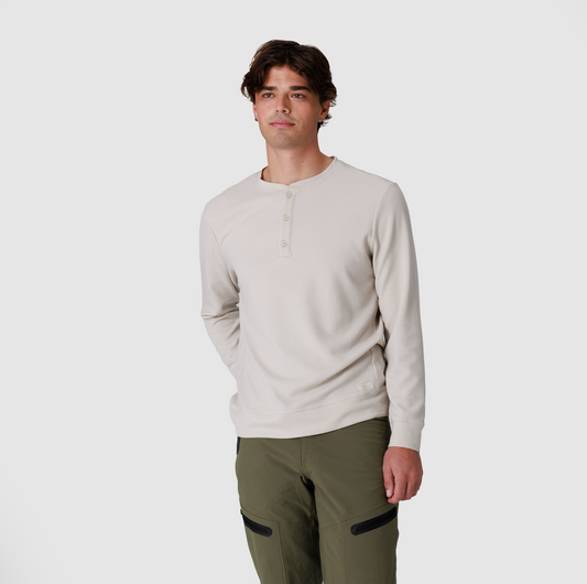 Men's Eclipse Waffle Long Sleeve Henley