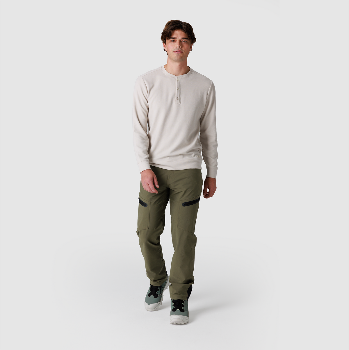Men's Eclipse Waffle Long Sleeve Henley | Outdoor Research Men's Eclipse Waffle Long Sleeve Henley | Outdoor Research